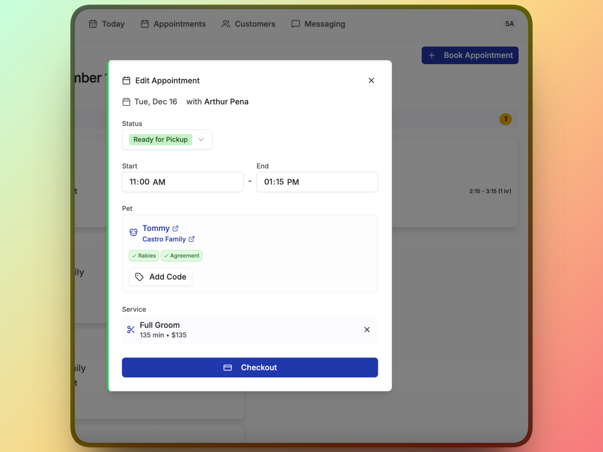 Payment processing with Square